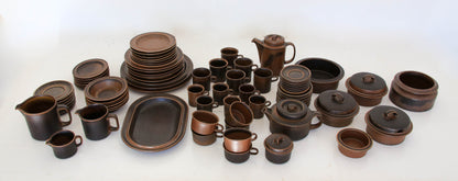82 Piece 1960's Arabia Ruska Crockery