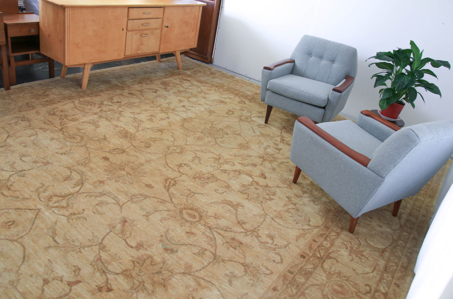 Large Hand Knotted Chobi Rug