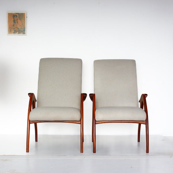 A Pair of 1950s Italian Armchairs