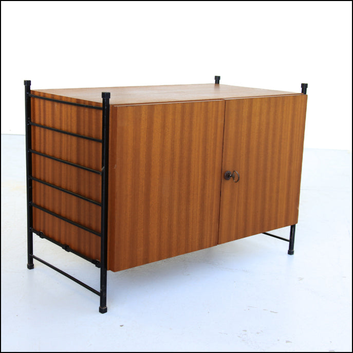 1960's Ladder Frame Record Cabinet