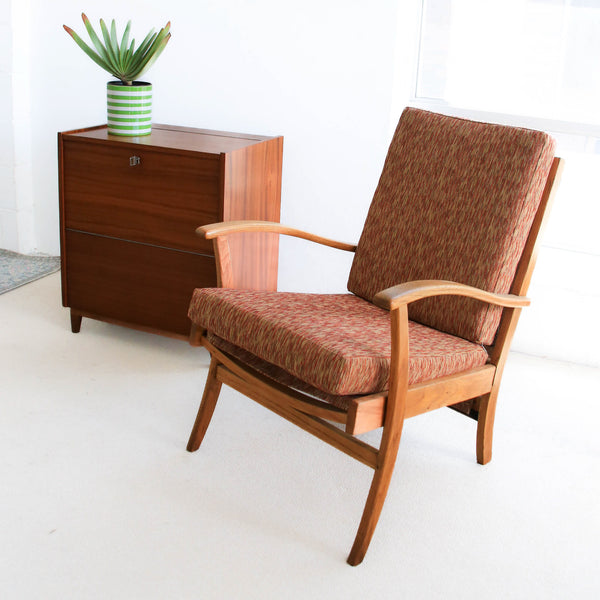 Mid-Century Modern Oak Armchair