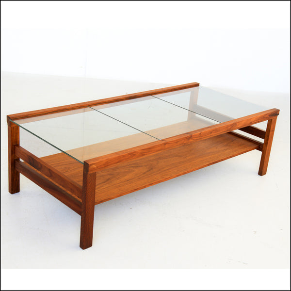 DS Vorster Glass and Kiaat Coffee Table