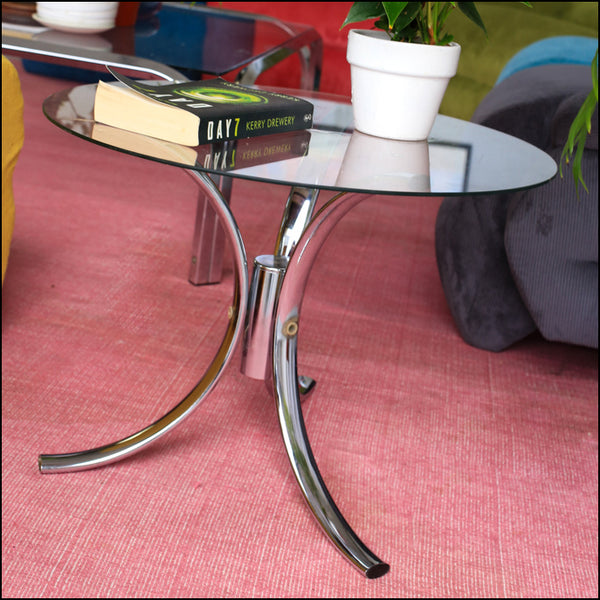 Steel and Chrome Side Tables - priced per unit