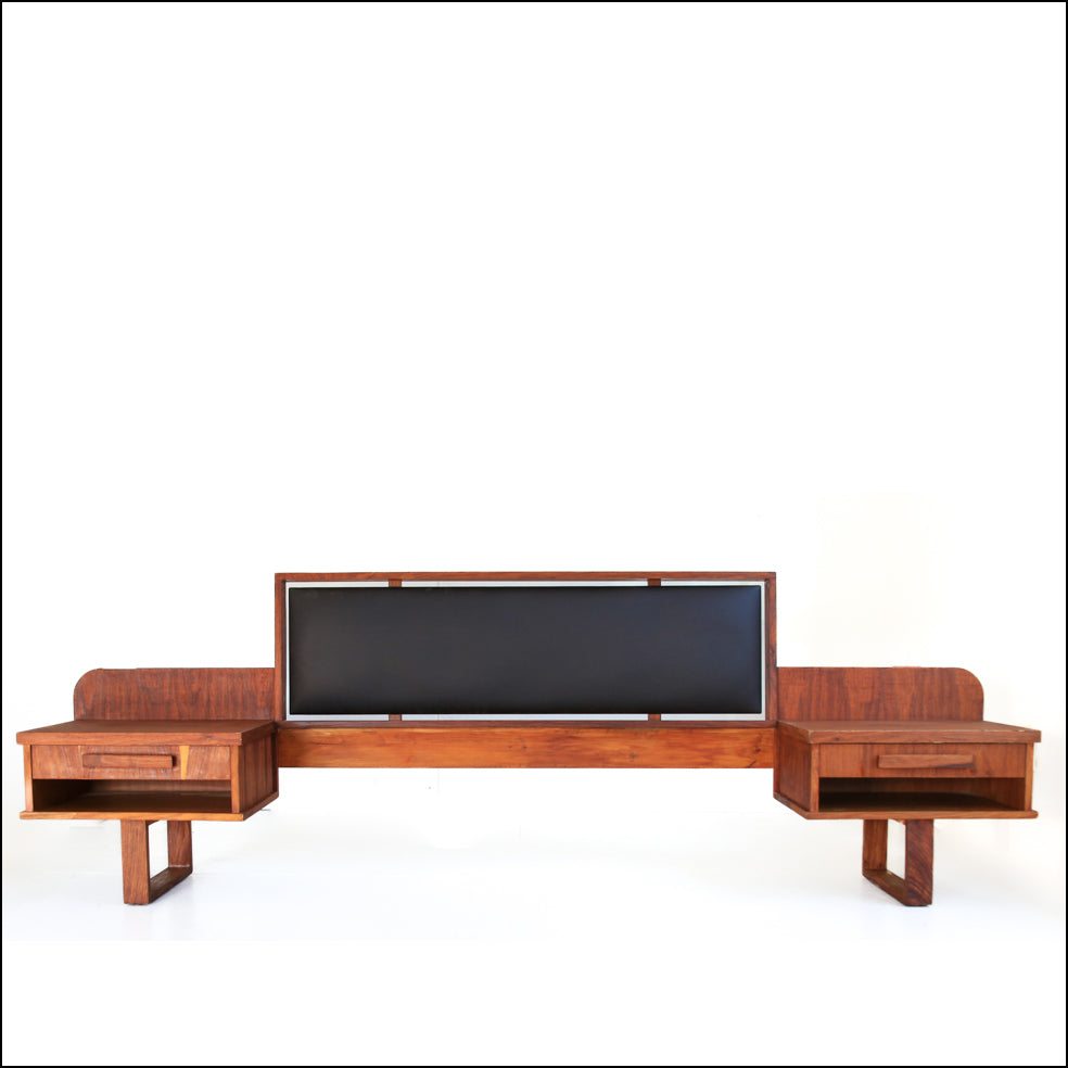 Vintage Modern Kiaat Double Headboard