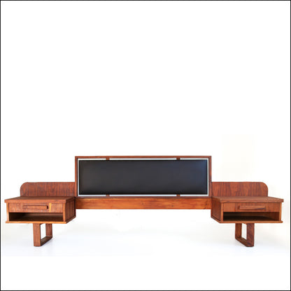 Vintage Modern Kiaat Double Headboard