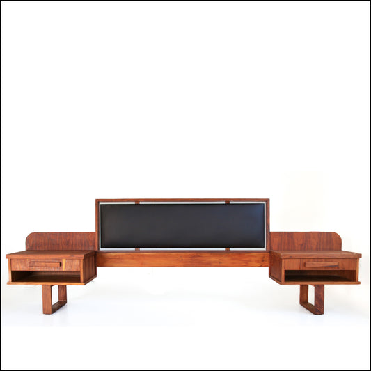 Vintage Modern Kiaat Double Headboard