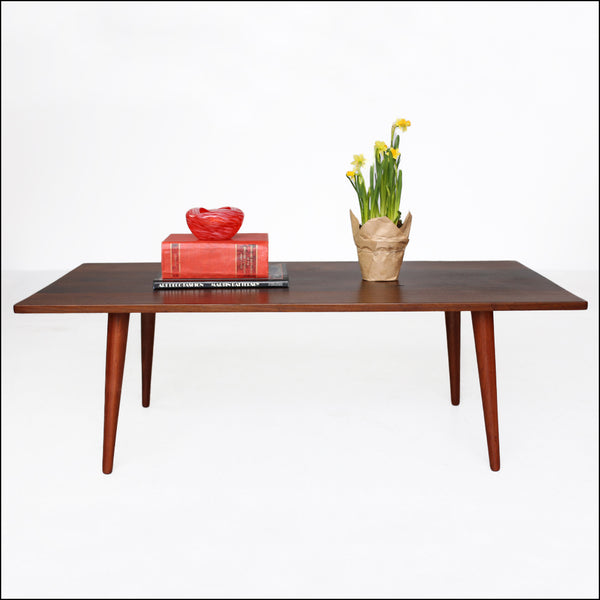 Mid-century Coffee Table - solid top