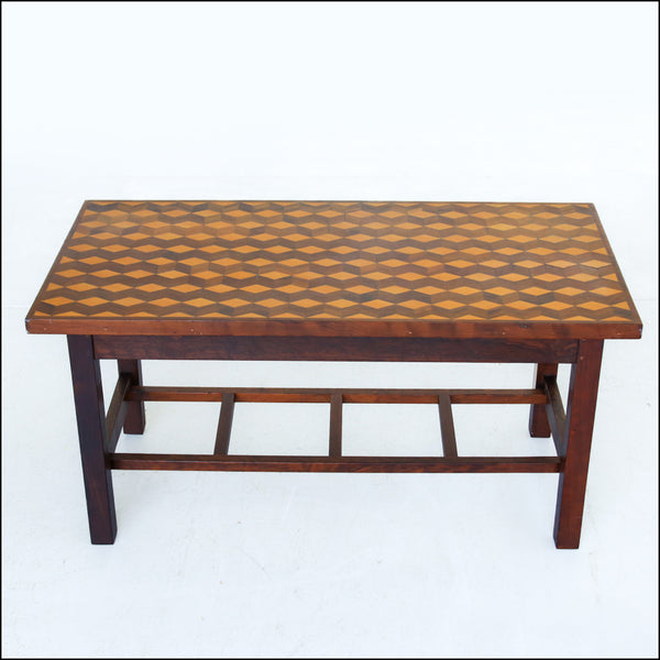 Vintage Parquetry Coffee Table