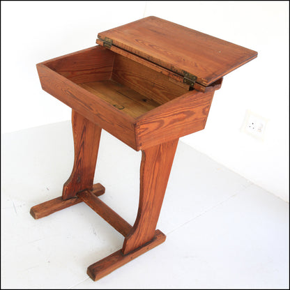 Antique Oregon School Desk