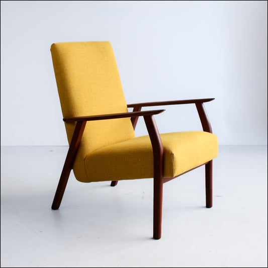 Sapele Frame MCM Armchair