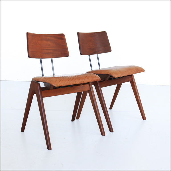 A Pair of Mid-Century Modern Dining Chairs