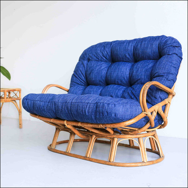 Vintage Cane Loveseat