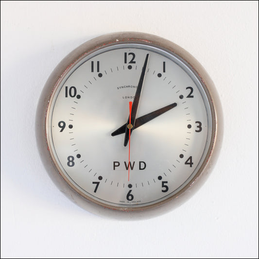 Vintage Synchronome London Wall Clock