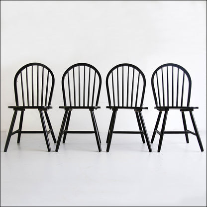Four Windsor Chairs