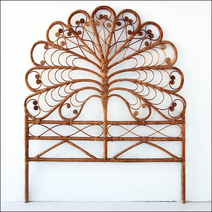 Rare Cane Single Headboard