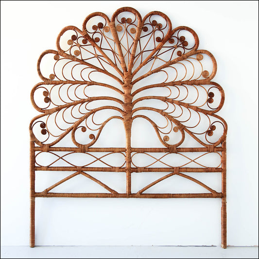 Rare Cane Single Headboard