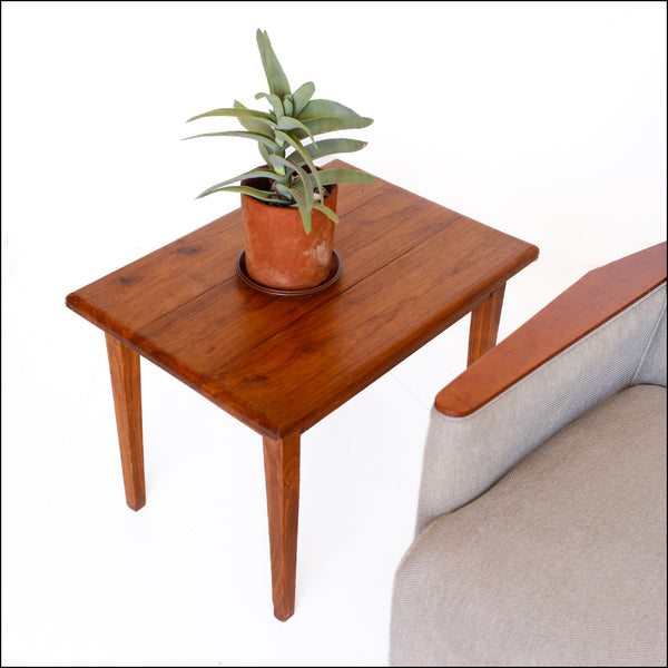 Large Solid Wood Side Table