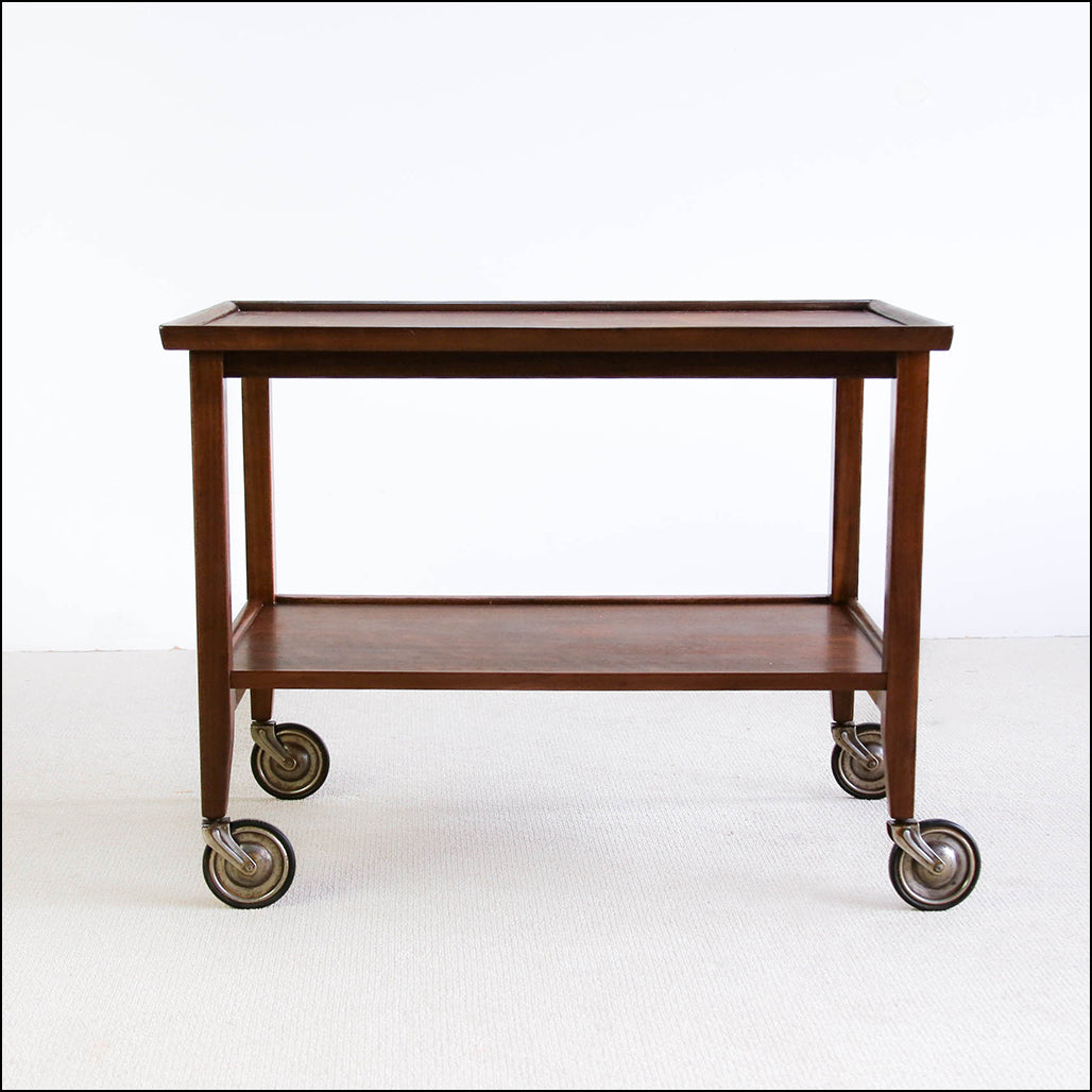 Vintage Imbuia Trolley