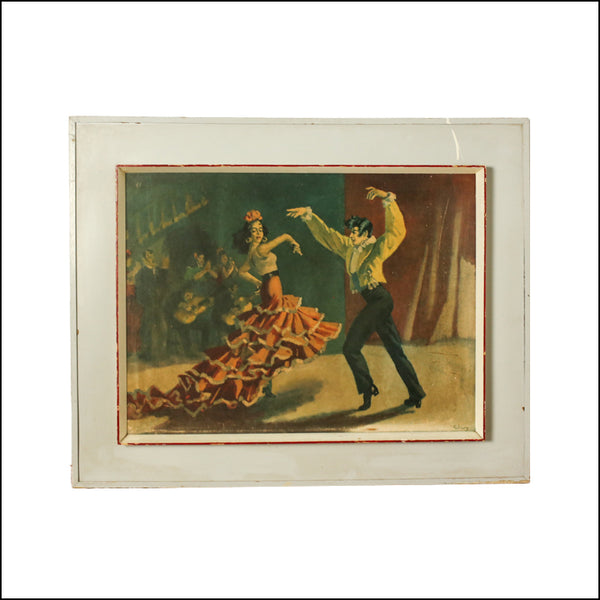 Framed Print of 'Unknown Flamenco Dancers'