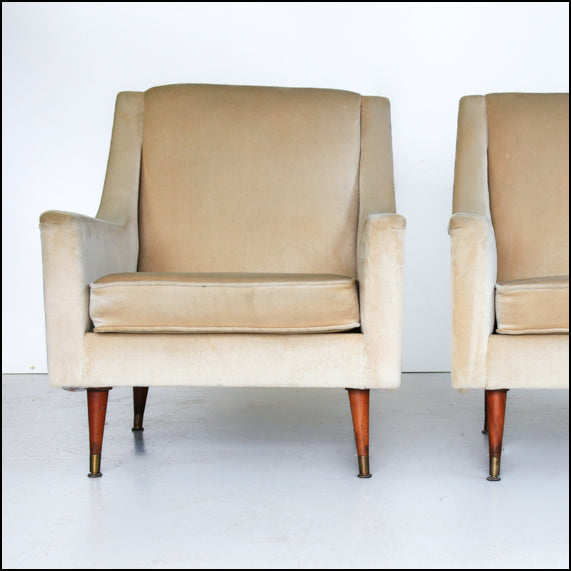 A Pair of 1960's Armchairs