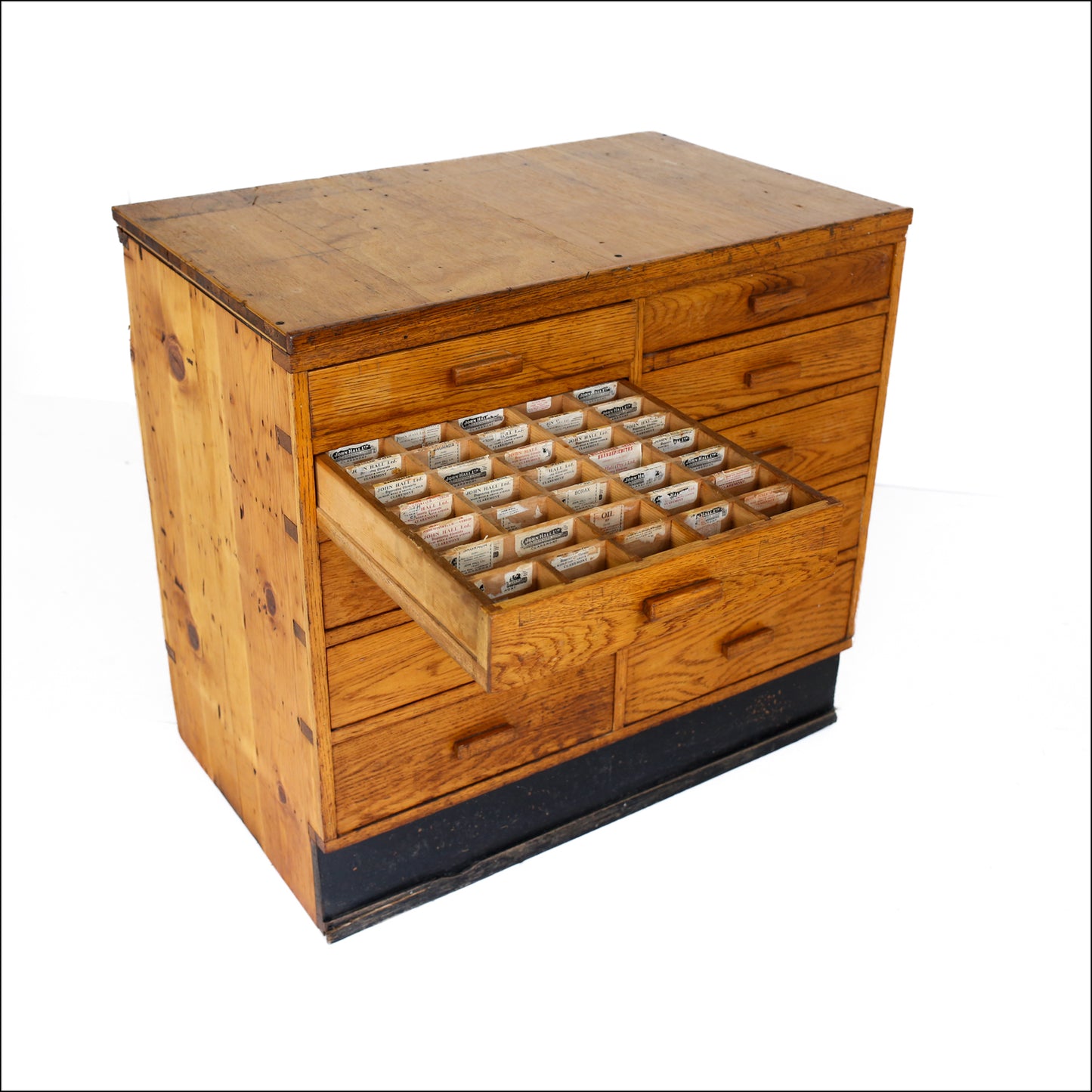 Ten Drawer Vintage Haberdashery Cabinet