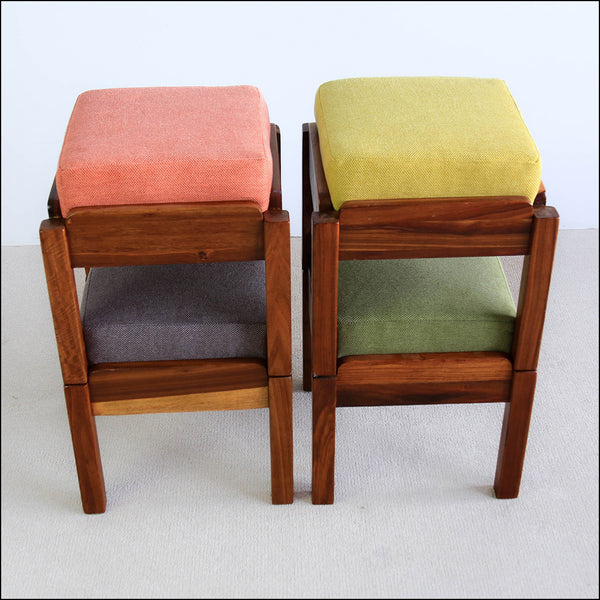 Set of Four Stacking Stools