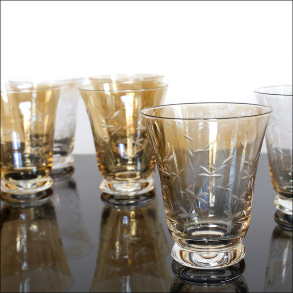Set of Six Vintage Tumblers