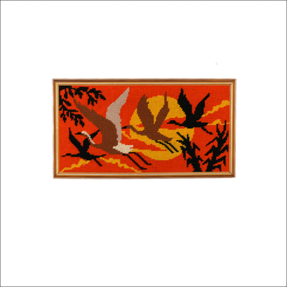 Framed Vintage Needlepoint