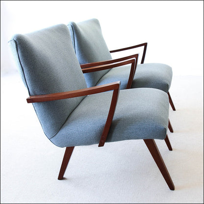 A Pair of Vintage Modern Armchairs