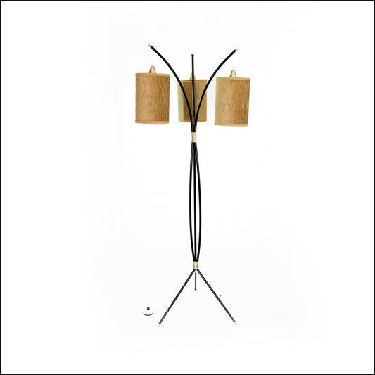 1950s Floor Lamp with Three Lights