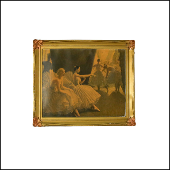 Gilt Framed 'The Ballet' Print