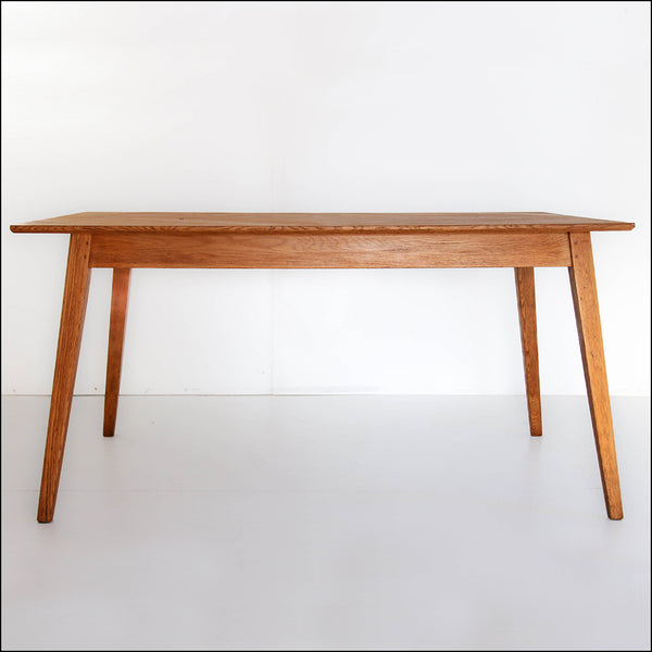 Mid-Century Modern Oak Dining Table