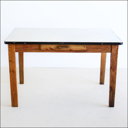 Enamel Top Kitchen Table