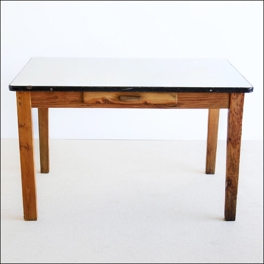Enamel Top Kitchen Table
