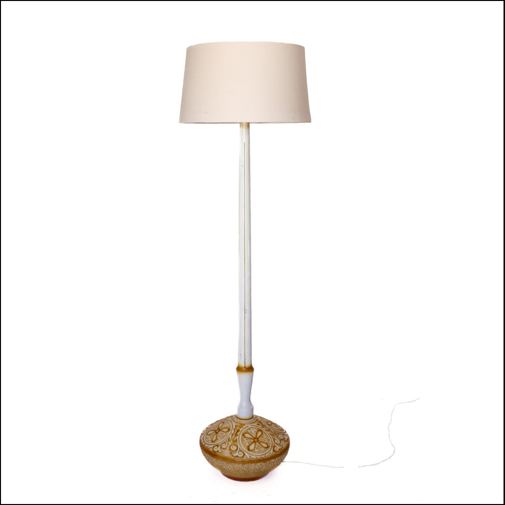 Mid-century Chalkware Floor Lamp