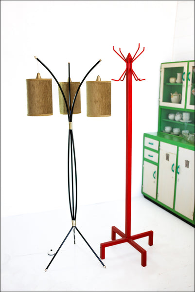 Vintage Steel Coat and Hat Stand