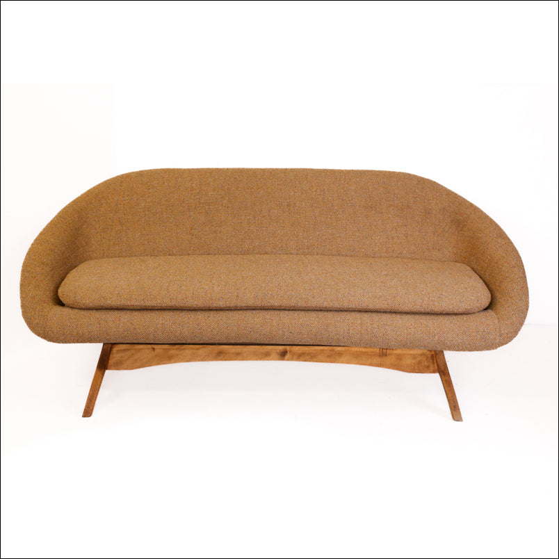 Mid-century Lurashell Style Tub Sofa