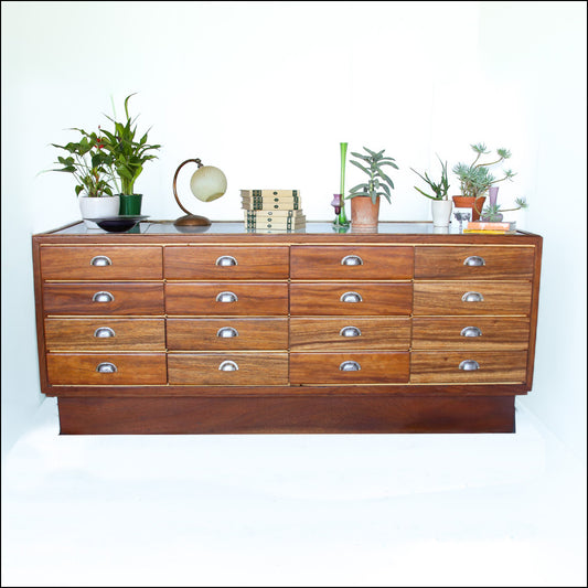 Restored Vintage Haberdashery Cabinet