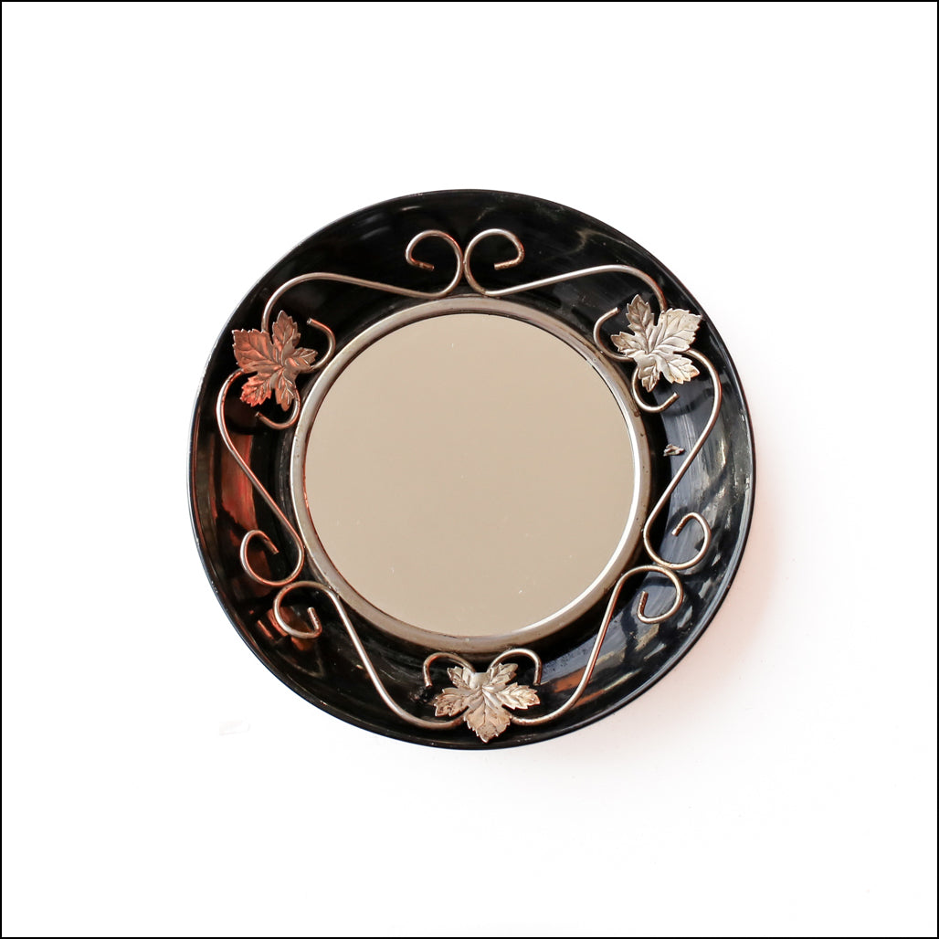 Mid-century Round Wall Mirror