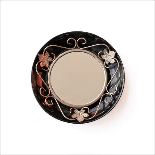Mid-century Round Wall Mirror