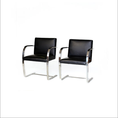A Pair of 'Brno' Style Chairs by Mies van der Rohe