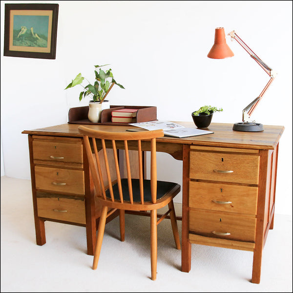 Six Drawer Desk