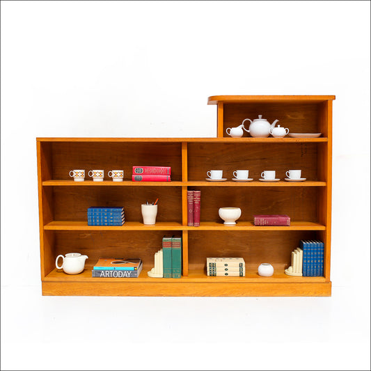 Solid Oak Art Deco Bookshelf