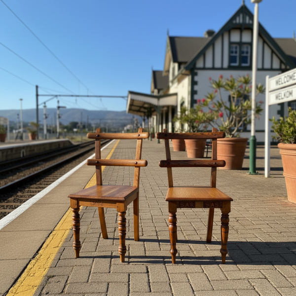 Pair of Antique SAR Oak Chairs