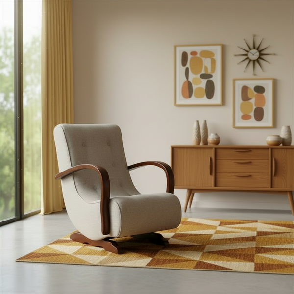 Vintage Banana Rocking Chair