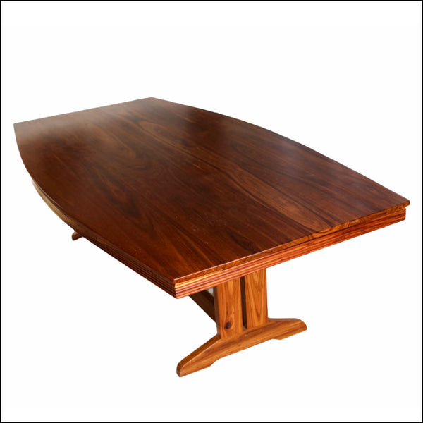 Large Solid Kiaat Dining or Boardroom Table