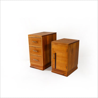 Solid Wood Vintage Bedside Cabinets