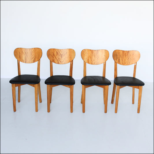 A Set of Four Bakker & Steyger Dining Chairs