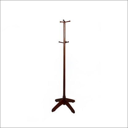 Vintage Coat Tree with Six Pegs