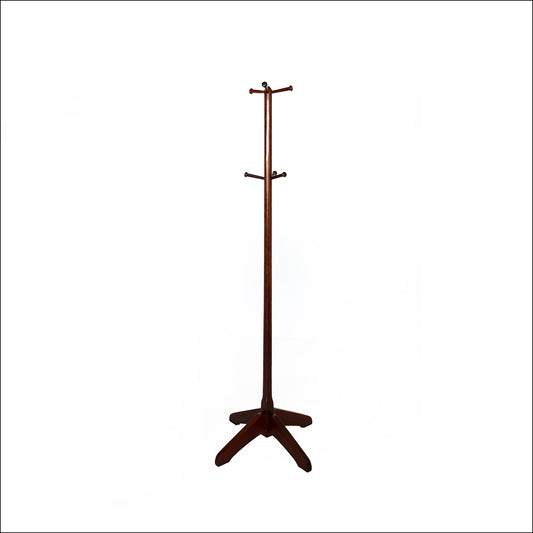 Vintage Coat Tree with Six Pegs